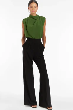 Discount Amanda Uprichard Jane Pants Black