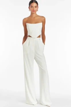 Best Amanda Uprichard Jane Pants Ivory