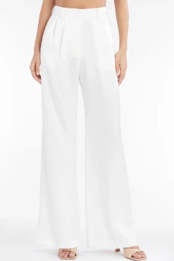 Discount Amanda Uprichard Jane Pants in Amalfi Ivory