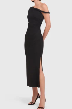 Discount Amanda Uprichard Jennan Dress Black