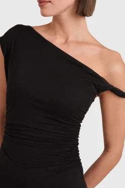 Discount Amanda Uprichard Jennan Dress Black