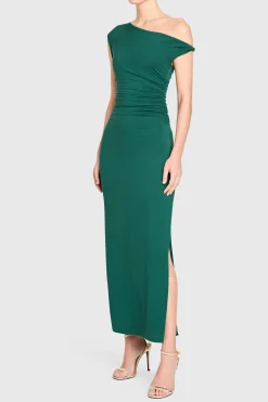 Discount Amanda Uprichard Jennan Dress HunterGreen