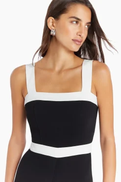 Sale Amanda Uprichard Jessel Jumpsuit Black/Ivory