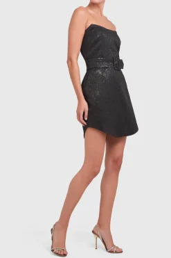 New Amanda Uprichard Joss Dress Black