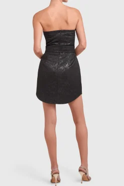 New Amanda Uprichard Joss Dress Black