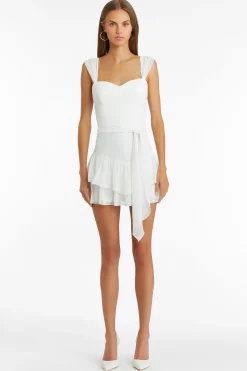 Hot Amanda Uprichard Kendra Skort Romper Ivory