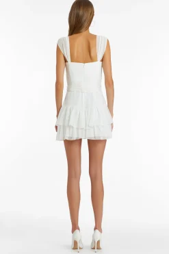 Hot Amanda Uprichard Kendra Skort Romper Ivory