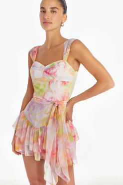 Sale Amanda Uprichard Kendra Skort Romper in Vivian