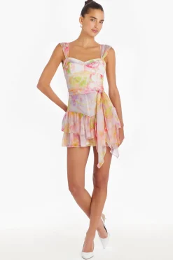 Sale Amanda Uprichard Kendra Skort Romper in Vivian