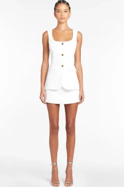 Sale Amanda Uprichard Kya Romper Ivory