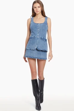 Clearance Amanda Uprichard Kya Skort Romper ClassicWash