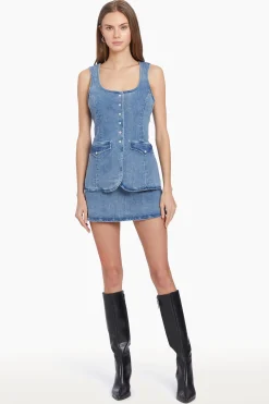 Clearance Amanda Uprichard Kya Skort Romper ClassicWash