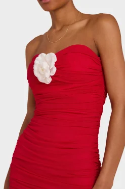 Outlet Amanda Uprichard Lopez Rose Dress Kiss