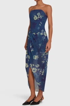 Amanda Uprichard Lotus Dress TwilightGarden