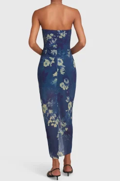 Amanda Uprichard Lotus Dress TwilightGarden