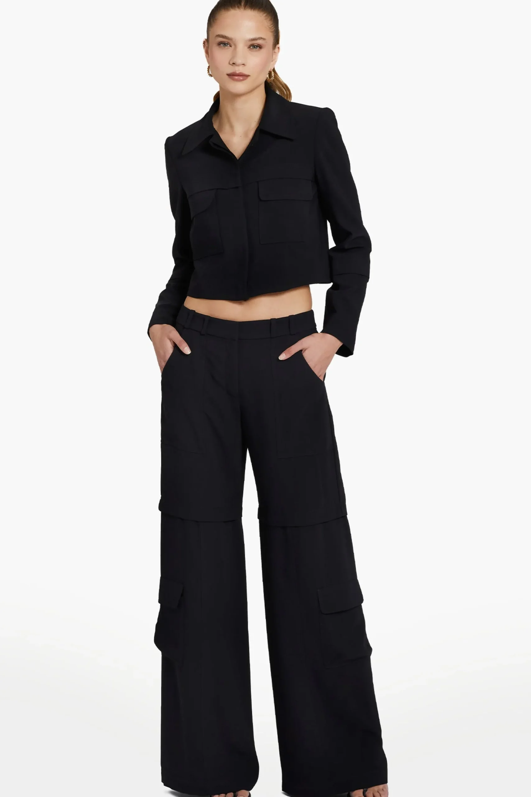 Clearance Amanda Uprichard Lucas Pants Black