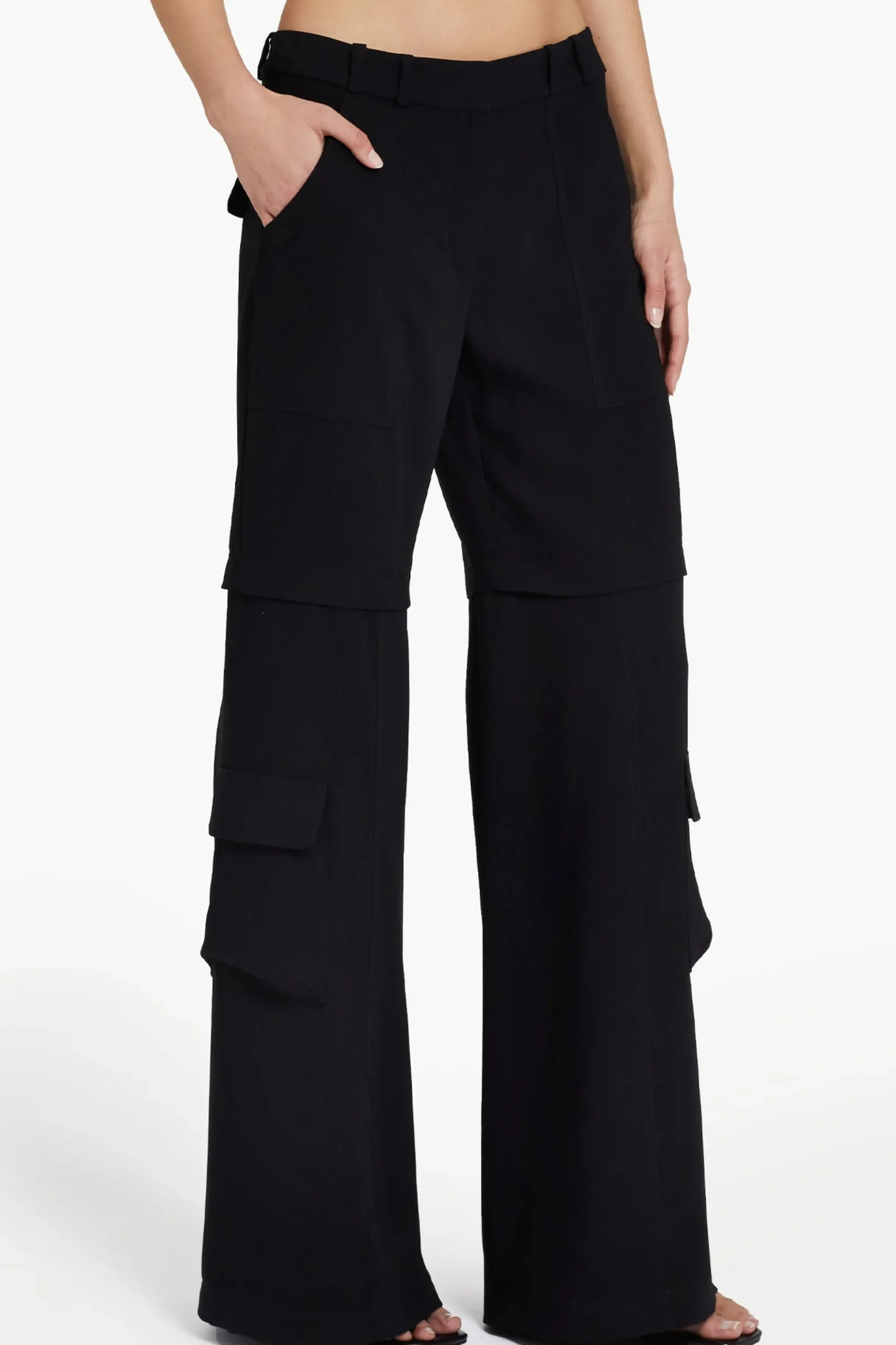 Clearance Amanda Uprichard Lucas Pants Black