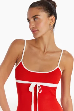 Outlet Amanda Uprichard Lucy Knit Dress Red