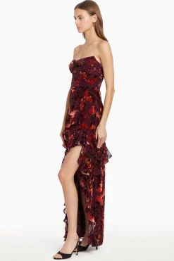 Sale Amanda Uprichard Magnolia Maxi SorrelBurnout