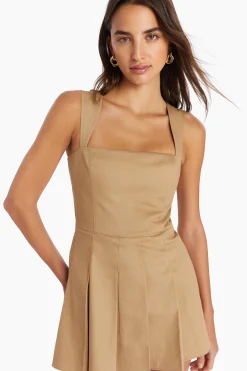Online Amanda Uprichard Mercy Skort Romper Khaki