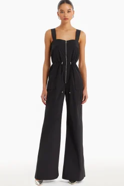 Discount Amanda Uprichard Milo Jumpsuit Black