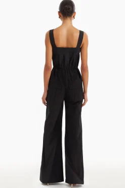 Discount Amanda Uprichard Milo Jumpsuit Black