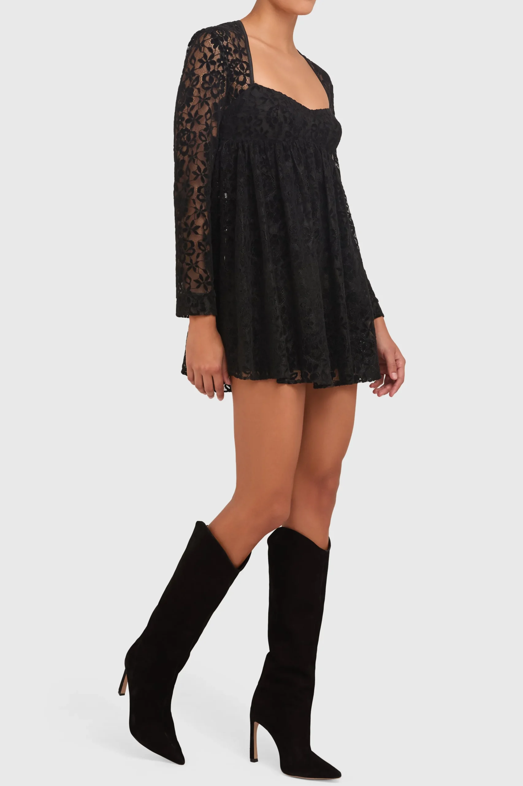 Discount Amanda Uprichard Monet Dress Black