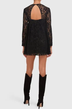 Discount Amanda Uprichard Monet Dress Black