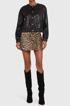 Clearance Amanda Uprichard Rocco Jacket Black