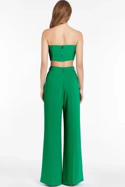 Discount Amanda Uprichard Sabine Crop Top Jungle