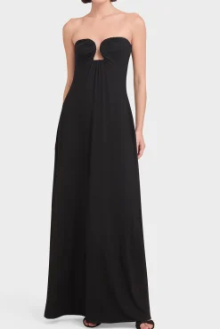 Clearance Amanda Uprichard Saladana Maxi Black