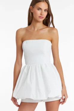 Online Amanda Uprichard Saylor Skort Romper White