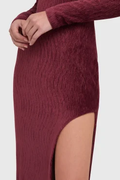 Best Amanda Uprichard Secora Dress Burgundy