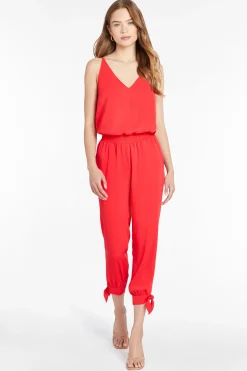 Outlet Amanda Uprichard Seville Jumpsuit Lipstick
