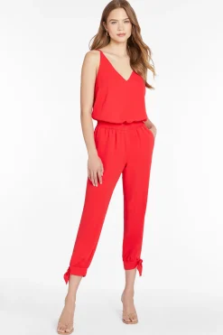Outlet Amanda Uprichard Seville Jumpsuit Lipstick
