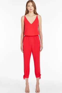 Outlet Amanda Uprichard Seville Jumpsuit Lipstick