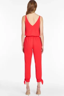 Outlet Amanda Uprichard Seville Jumpsuit Lipstick