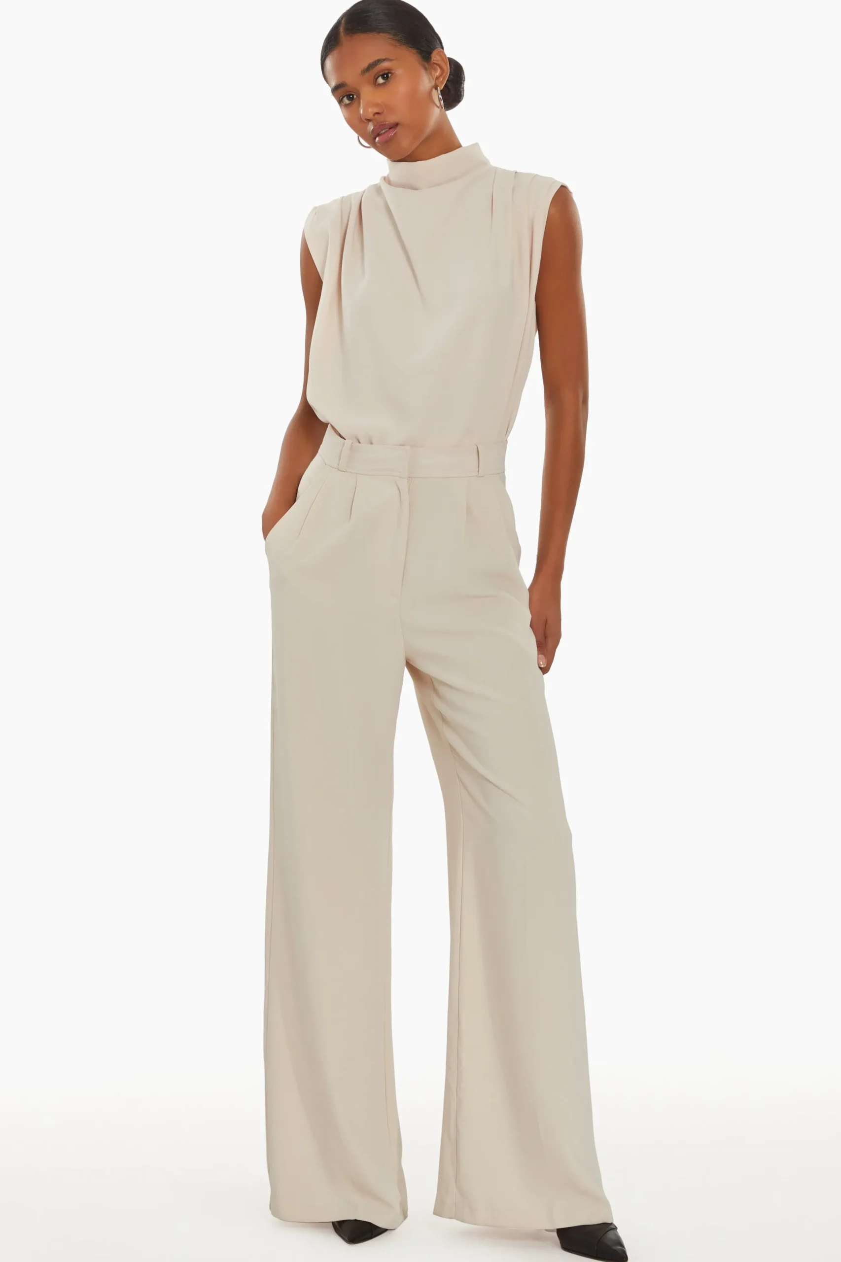 Discount Amanda Uprichard Sleeveless Fabienne Top Bone