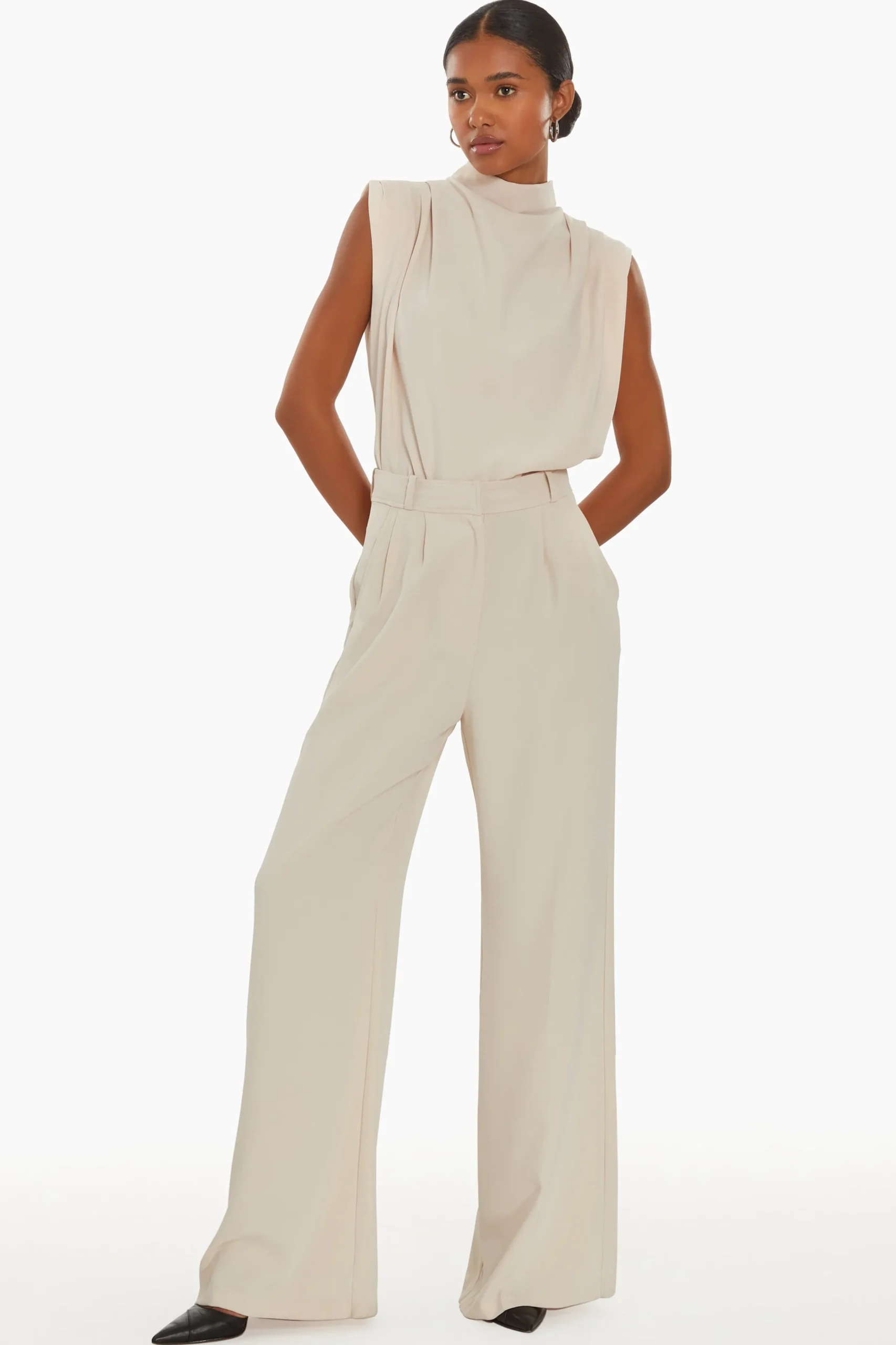 Discount Amanda Uprichard Sleeveless Fabienne Top Bone