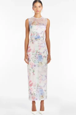 Discount Amanda Uprichard Sleeveless Lyle Midi Dress Lorelei