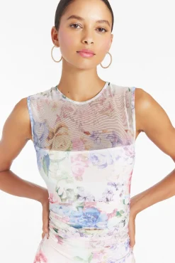 Discount Amanda Uprichard Sleeveless Lyle Midi Dress Lorelei