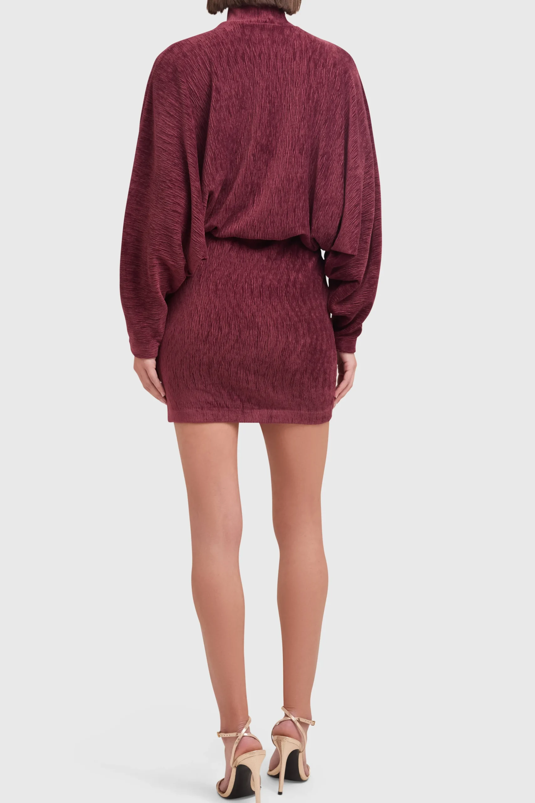 Clearance Amanda Uprichard Stefano Dress Burgundy