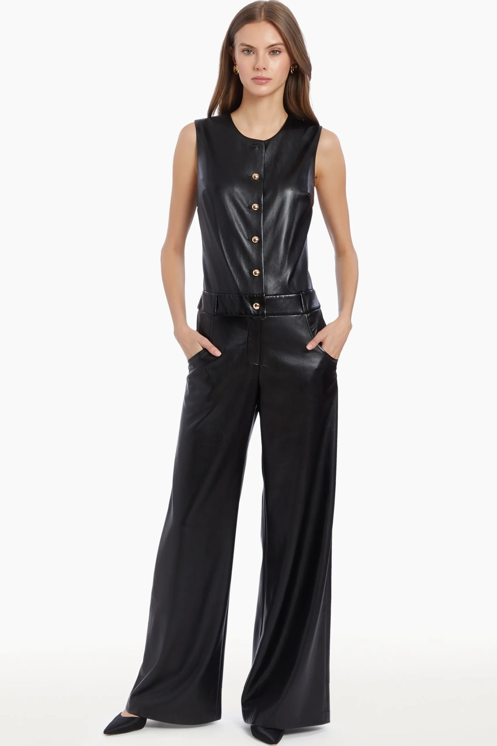 Online Amanda Uprichard Tori Jumpsuit Black