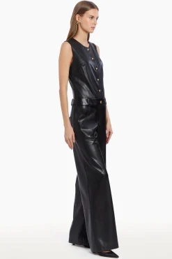 Online Amanda Uprichard Tori Jumpsuit Black