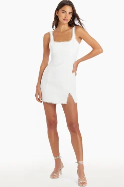 Online Amanda Uprichard Valetta Dress Ivory