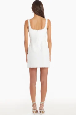 Online Amanda Uprichard Valetta Dress Ivory