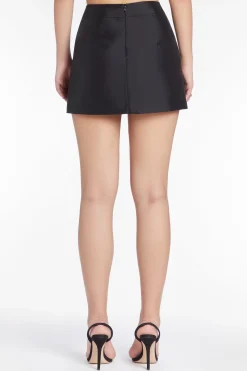 Sale Amanda Uprichard Veda Skirt in Nylon Black