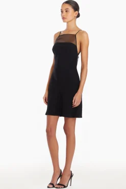 Outlet Amanda Uprichard Veronica Mini Dress Black
