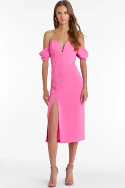 New Amanda Uprichard Victoria Dress Aster