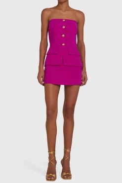 Online Amanda Uprichard Yadira Skort Romper NewOrchid